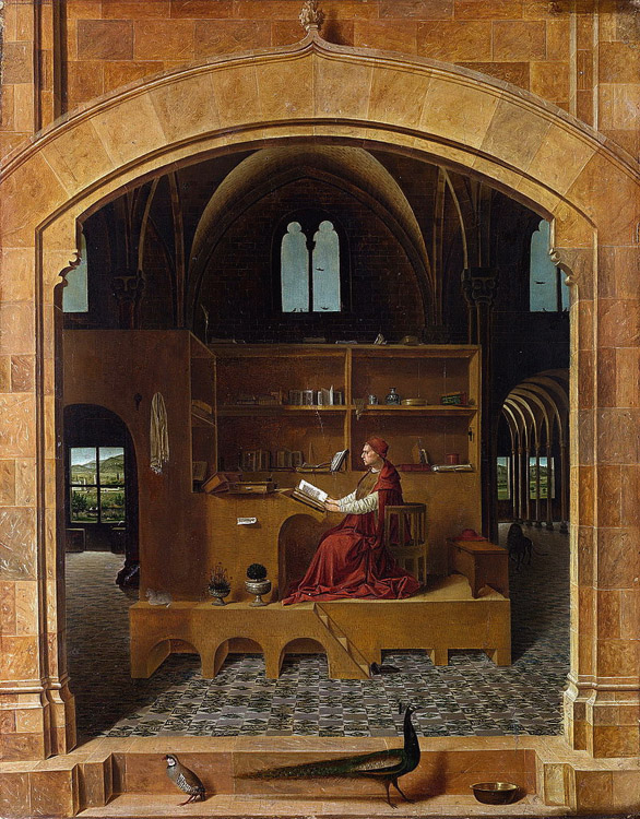 Antonello da Messina St Jerome in His Study (mk08)